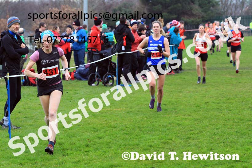Senior Women and Masters Womens 2022 Birtley Cross Country Relays. Photo: David T. Hewitson/Sports for All Pics